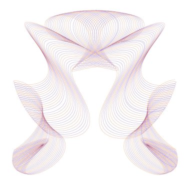 Guilloche Lissajous Element - vektör çizimi