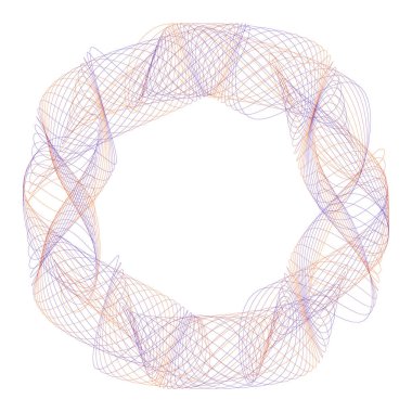 Guilloche Lissajous Element - vektör çizimi
