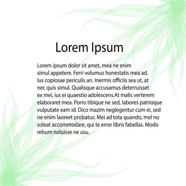 İş şablonu - Dalgalı yapı - vektör rahatsızlığı 