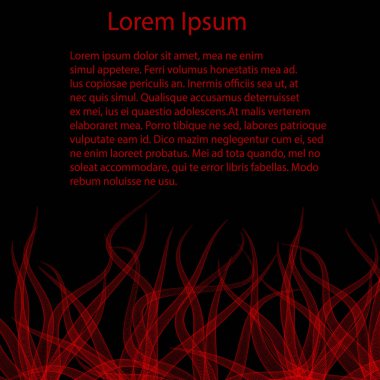 İş şablonu - Dalgalı yapı - vektör rahatsızlığı 