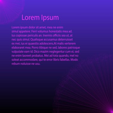 İş şablonu - pembe kabartma - vektör illüstrasyonu 