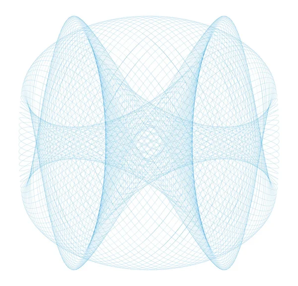 Guilloche Lissajous Element Illustration Vectorielle — Image vectorielle