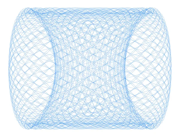 Guilloche Lissajous Element Vektorillustration — Stock vektor