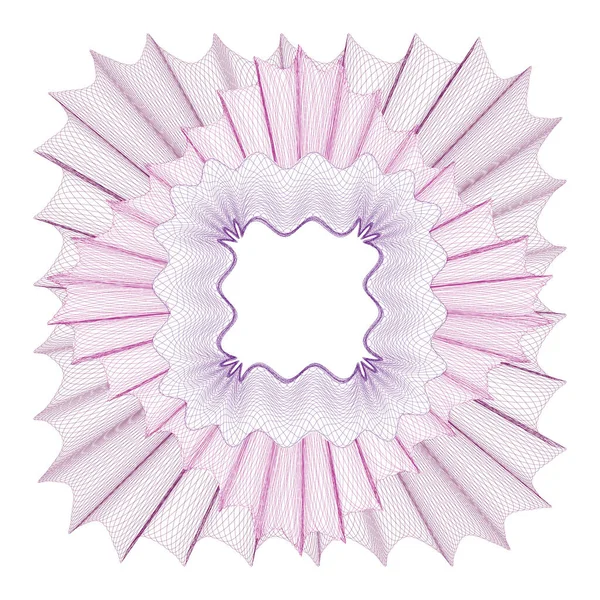 Guilloche Rosette - vektör çizimi