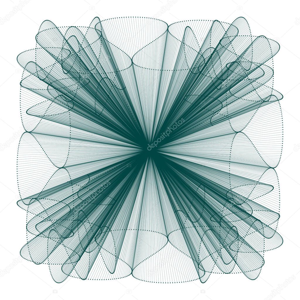 Guilloche Rosette -  vector illustration