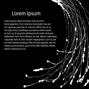 İş şablonu - soyut karalama yapısı - vektör rahatsızlığı 