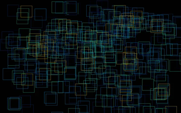 抽象正方形のプレキサス ベクトル図 — ストックベクタ
