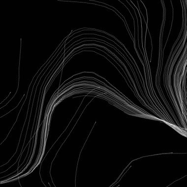 Tasarım projesi için soyut lif ögesi - vektör illüstrasyonu 