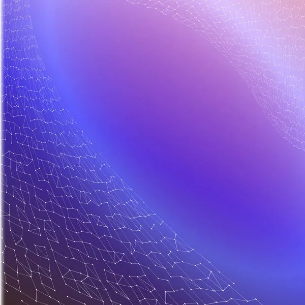 メッシュ構造の抽象的な背景 ベクトル図 — ストックベクタ