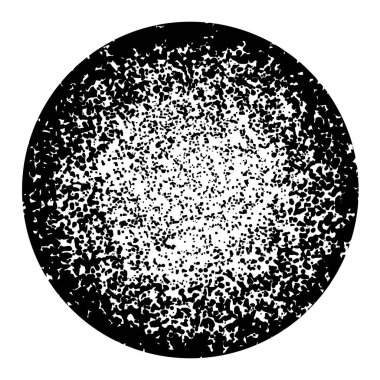 Tasarım projesi için noktalı daire - vektör illüstrasyonu 