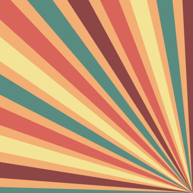 Şeritli Retro Arkaplanı - vektör illüstrasyonu