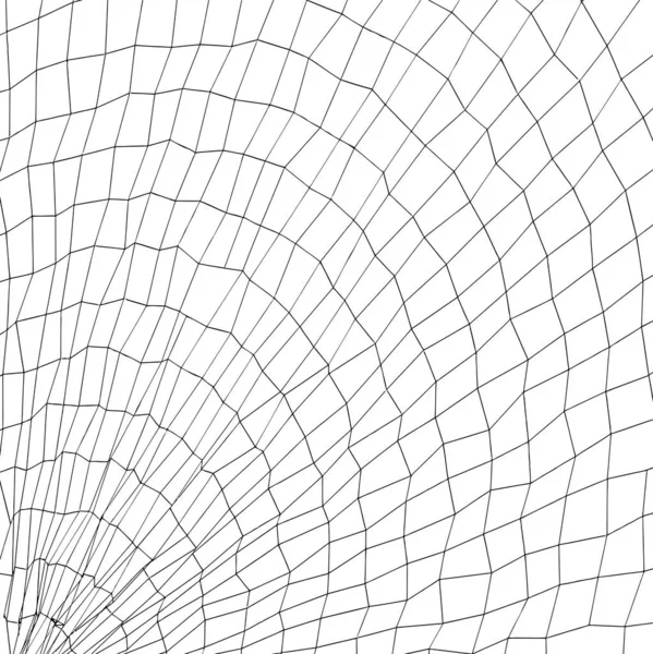 Maille Radiale Illustration Vectorielle — Image vectorielle
