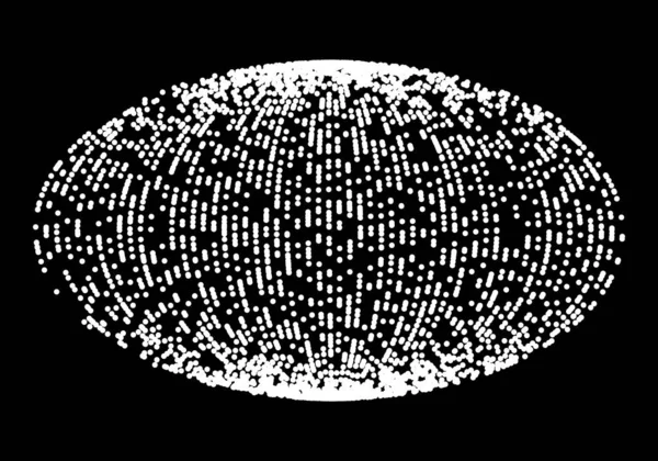 点点椭圆形为黑色矢量图解设计项目 — 图库矢量图片