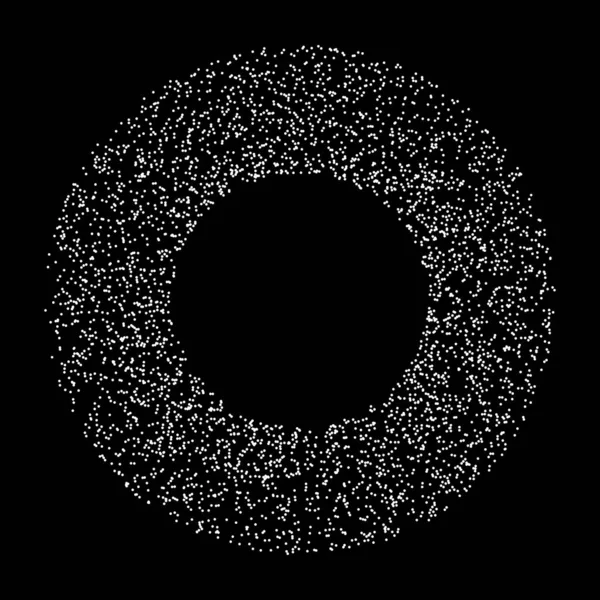 黑向量图解设计项目的虚线环 — 图库矢量图片