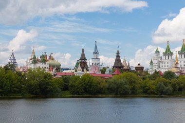 Kremlin 'in Izmaylov Kültür ve Eğlence Kompleksi' ndeki panoramik görüntüsü