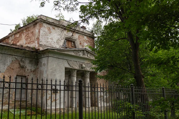 Egyptian Pavilion Estate Vlakhernskoye Kuzminki Moscow Abandoned Buildings Historical Manor — Stock Photo, Image