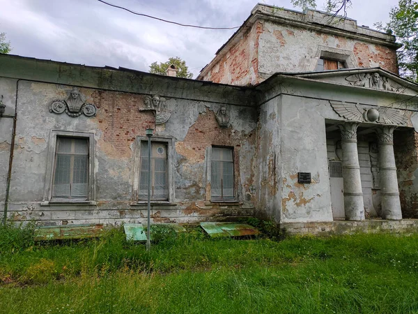 Egyptian Pavilion Estate Vlakhernskoye Kuzminki Moscow Abandoned Buildings Historical Manor — Stock Photo, Image