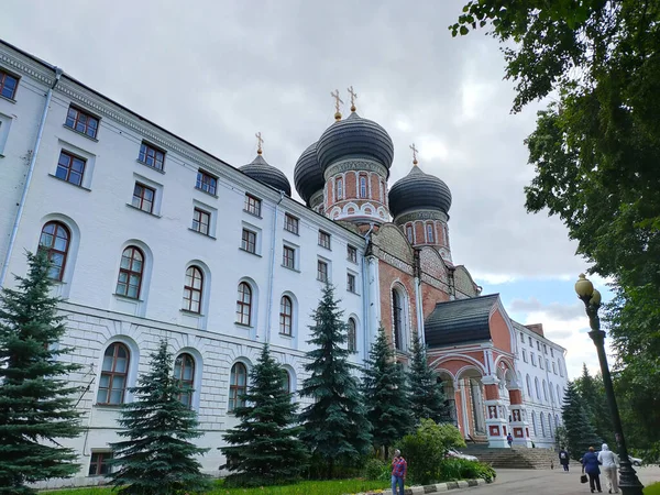 Rusia Moscú Agosto 2020 Exterior Catedral Intercesión Santísima Virgen María —  Fotos de Stock