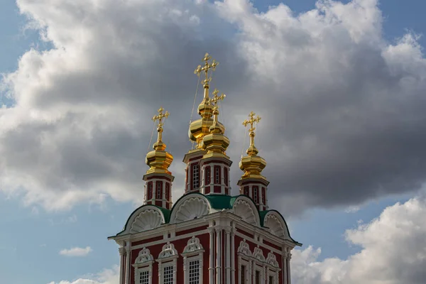 Iglesia Transfiguración Del Salvador Convento Novodevichy Patrimonio Humanidad Unesco — Foto de Stock