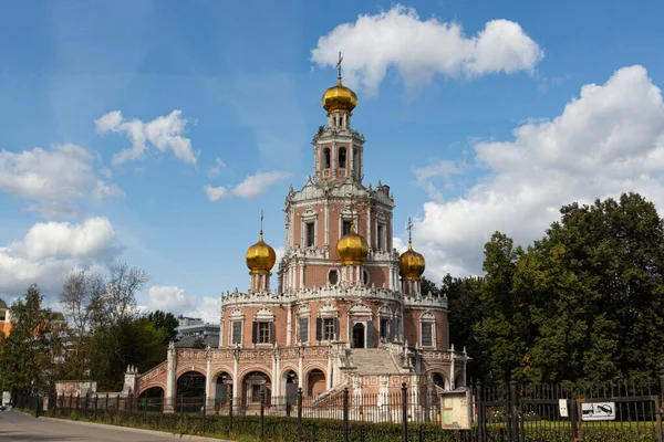 Moscow Rússia Setembro 2020 Igreja Intercessão Fili Por Volta 1694 — Fotografia de Stock