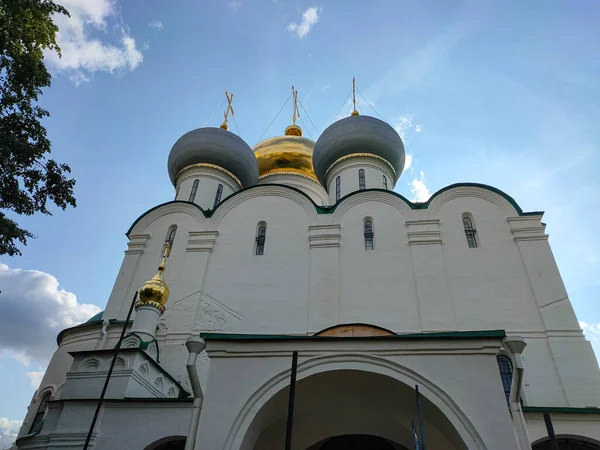Vista Catedral Nuestra Señora Smolensk Convento Novodevichy Patrimonio Humanidad Unesco — Foto de Stock
