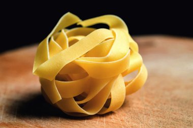 taze ev yapımı makarna bir arka plan