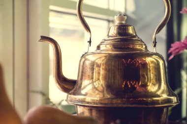 eski pirinç semaver