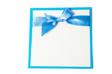 Beyaz bir arka plan olarak el yapımı düğün kartı. izole