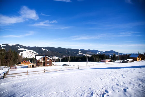 Invierno en los Alpes Suizos, Suiza — Foto de Stock