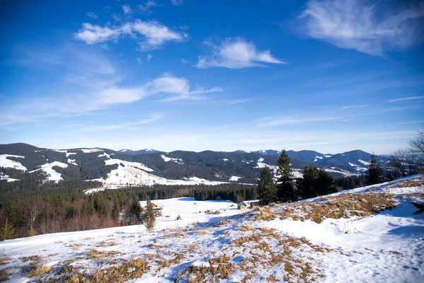 Winter in de Zwitserse Alpen, Zwitserland — Stockfoto