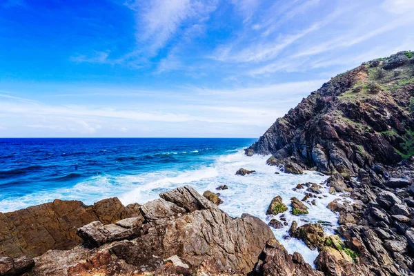 Rocky Coastal Views Byron Bay New South Wales Australia — Stock Photo, Image