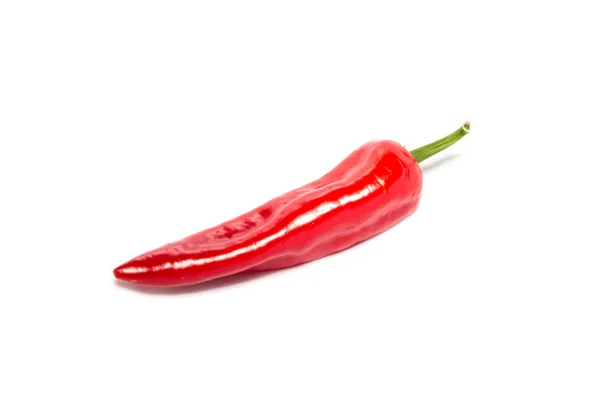Rode peper op een witte achtergrond — Stockfoto