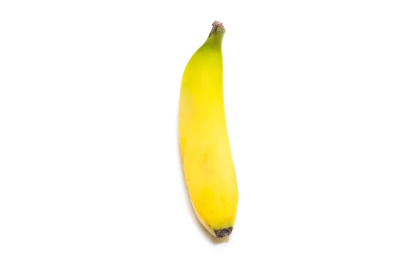 Banane isolée sur fond blanc — Photo