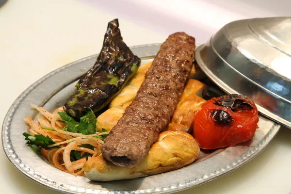 Turecký kebab — Stock fotografie