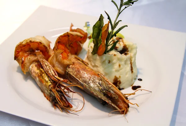 Delicious shrimp — Stock Photo, Image