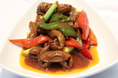 Lezzetli baharatlı böbrekler