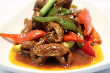 Lezzetli baharatlı böbrekler