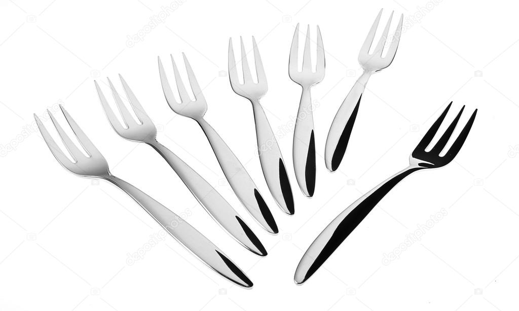Silver fork in a harmony composition