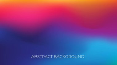 Hareketli güzel soyut renkli eğim. Açık renkli ve bulanık bir arkaplan. Vektör İllüstrasyonu