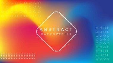 Hareketli güzel soyut renkli eğim. Açık renkli ve bulanık bir arkaplan. Vektör İllüstrasyonu