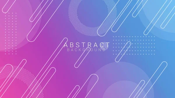 紫と青のグラデーション幾何学的形状の背景 ベクターイラスト — ストックベクタ