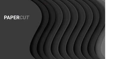 Modern soyut kağıt kesimi stili zarif arkaplan tasarımı. vektör illüstrasyonu