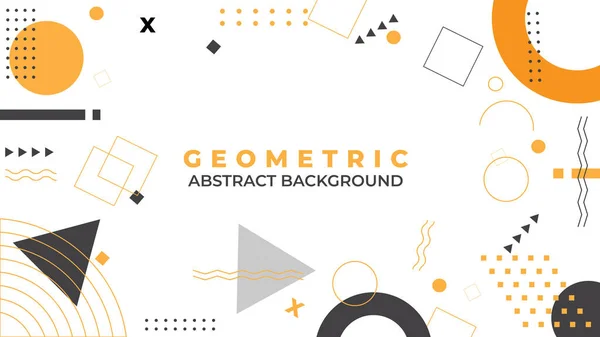 抽象的な幾何学的背景を持つ平面 — ストックベクタ