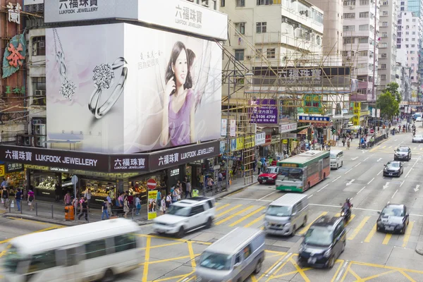 Yolların Mong Kok, Hong Kong — Stok fotoğraf