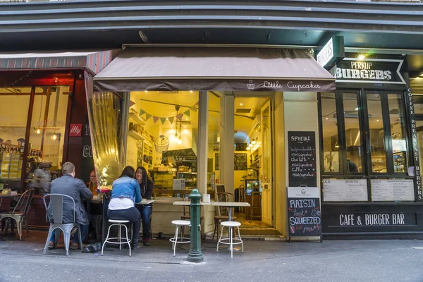 Stylish cafes in Melbourne — Stock Photo, Image