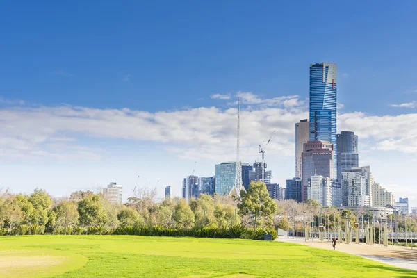 Cityscape of downtown Melbourne — Stock Photo, Image