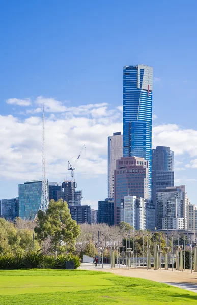 Paisaje urbano del centro de Melbourne — Foto de Stock