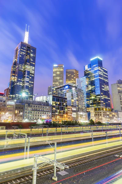 Cityscape alacakaranlıkta