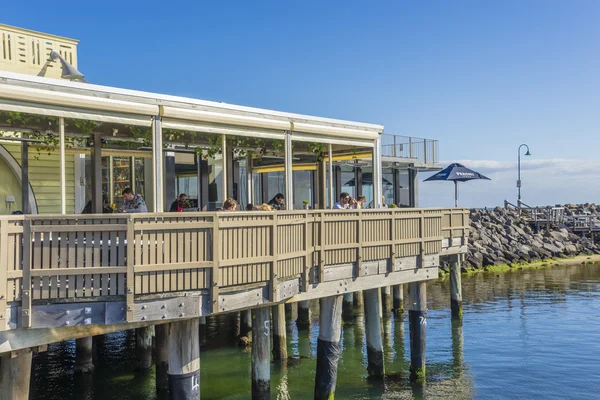 Restaurant and kiosk in Melbourne — Stock Photo, Image