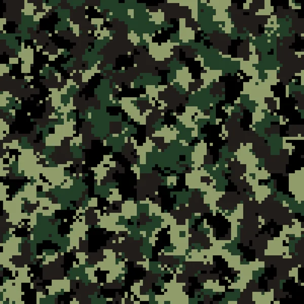 Simulate Royal Thai Army digital woodland camouflage pattern textures or web background — Stockfoto